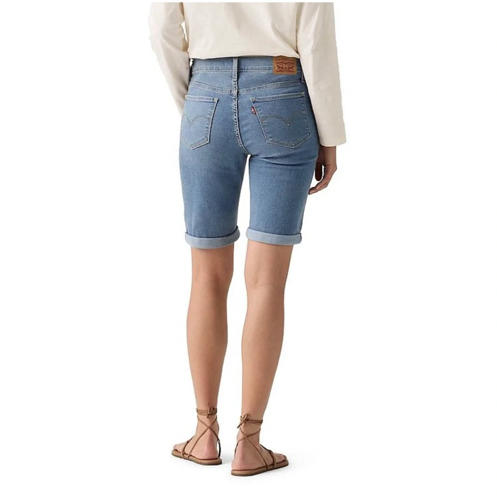 Levi's Shaping Bermuda Denim Shorts
